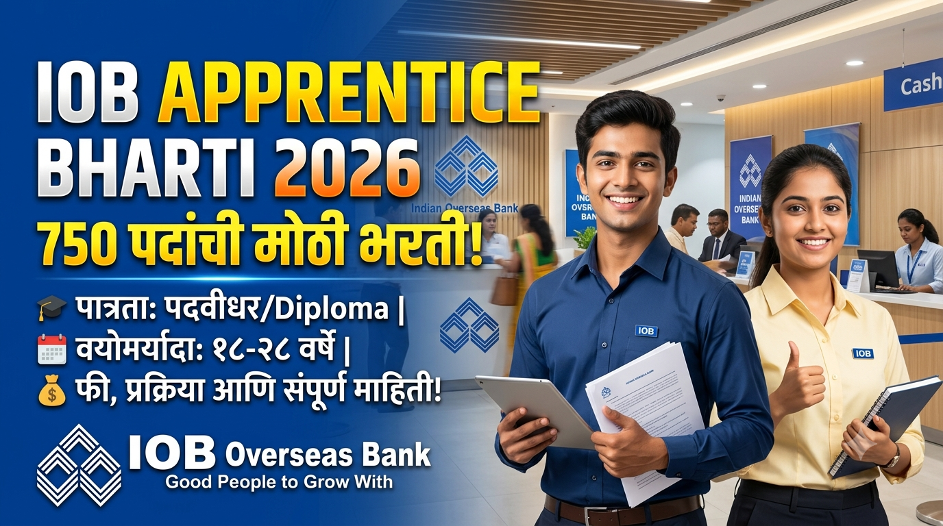 IOB Apprentice Bharti 2026