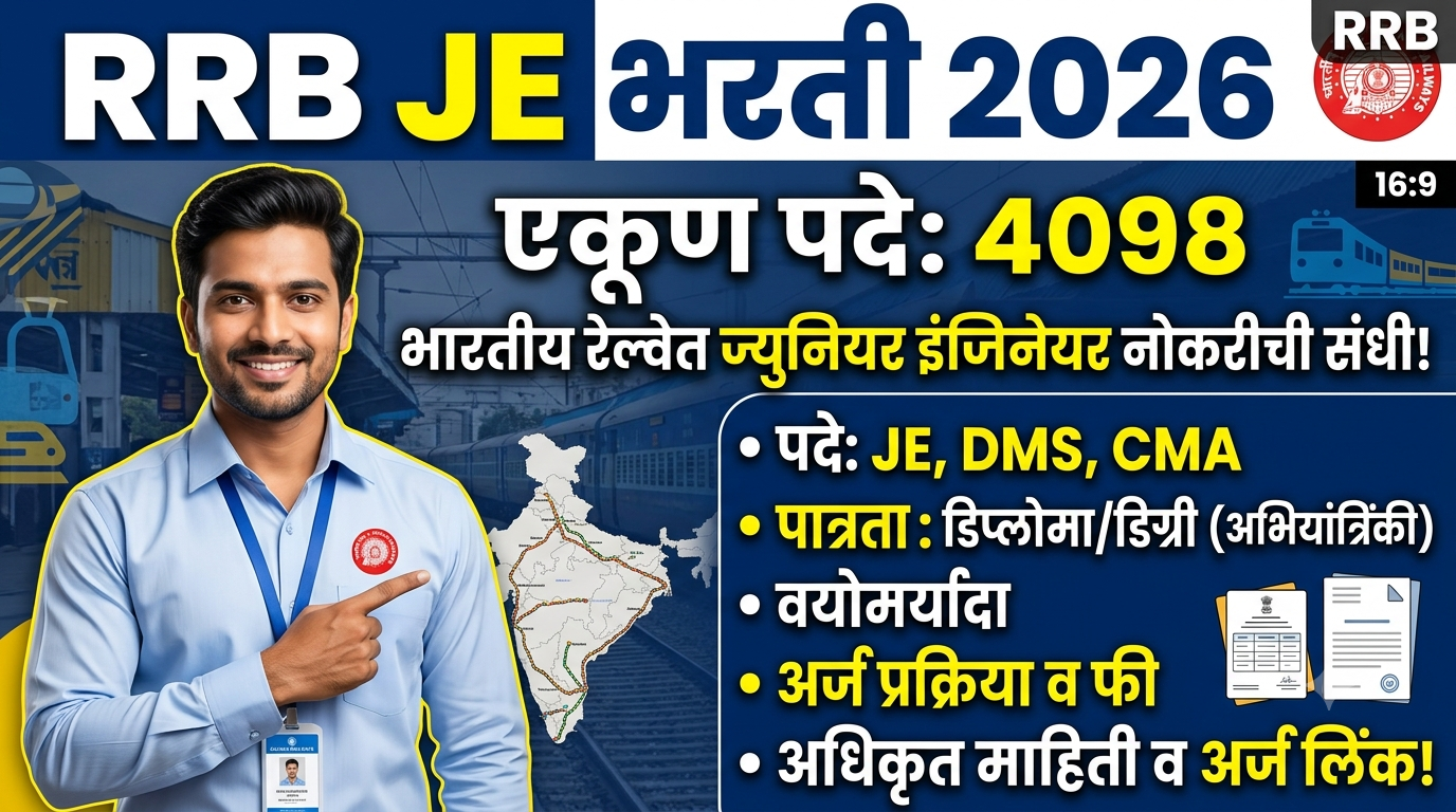 RRB JE Bharti 2026